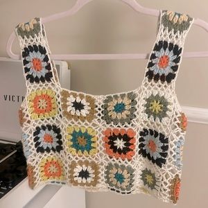 forever 21 crochet top